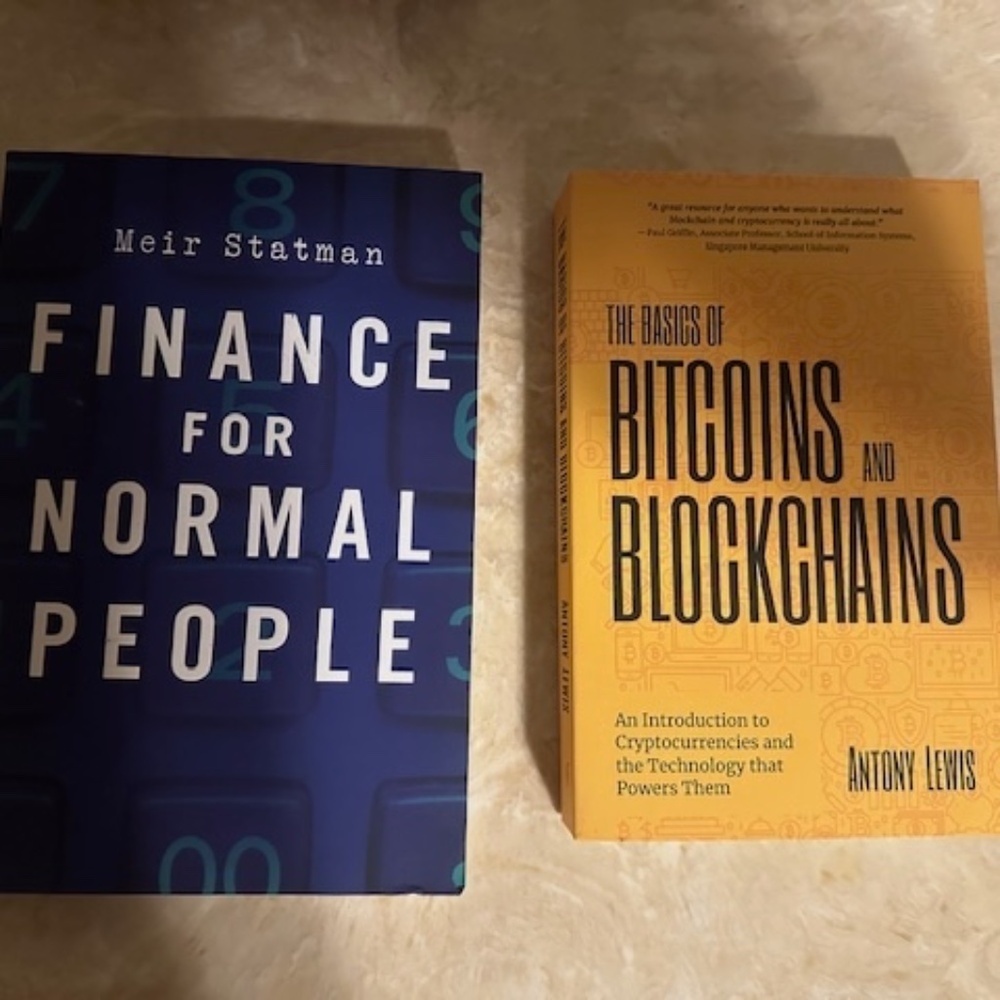 Finance & Crypto Books (2) || Investing Psychology + Bitcoin || (2) Paperbacks